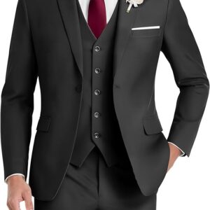 huutoe-mens-3-piece-suits-slim-fit-wedding-groomsmen-prom-business-suit-one-button-blazer-jacket-vest-and-pants-tuxedo-set-2